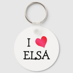 Jag Heart Elsa Nyckelring
