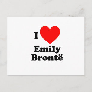 Jag Heart Emily Bronte Vykort