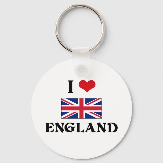 JAG HEART ENGLAND NYCKELRING (Framsida)