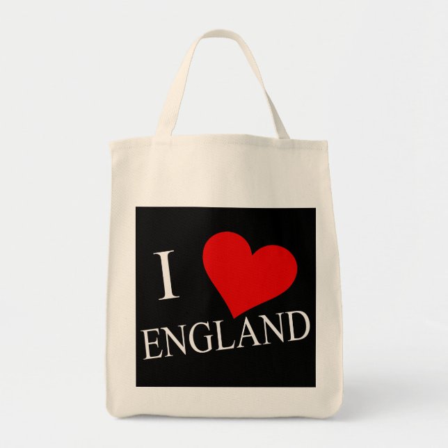 Jag Heart England wton Tygkasse (Framsidan)