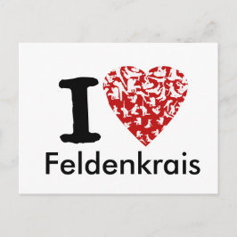 Jag Heart Feldenkrais vykort | Helt redigerbart