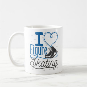 Jag Heart Figur Skating Kaffemugg