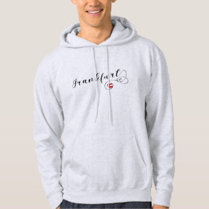 Jag Heart Frankfurt am Main, Hessen, Tyskland Hoodie