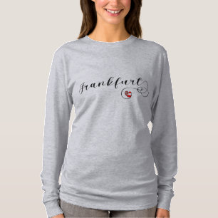 Jag Heart Frankfurt am Main, Hessen, Tyskland T Shirt