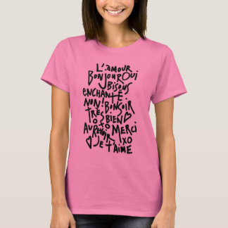 JAG HEART FRANSK T-SHIRT