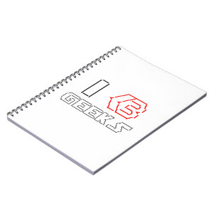 JAG Heart Geeks ASCII ART Anteckningsbok