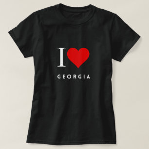 Jag Heart Georgia blk Womens T-Shirt