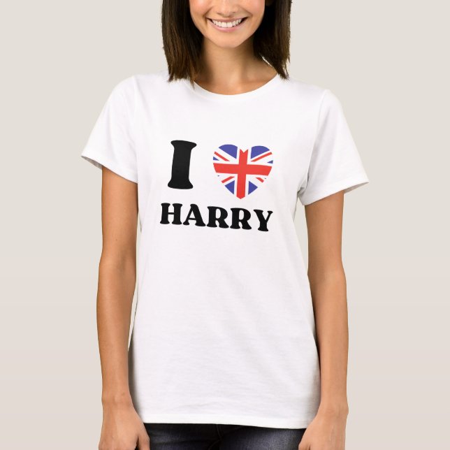 Jag Heart Harry T Shirt (Framsida)