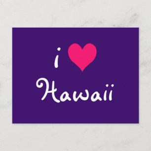 Jag Heart Hawaii Vykort