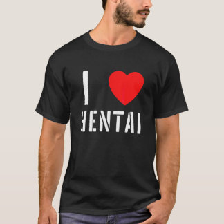 Jag Heart Hentai I Kärlek Hentai 8 T Shirt