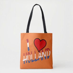 Jag Heart Holland överlägg på eller steke Tygkasse