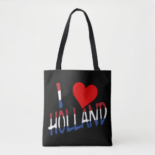 Jag Heart Holland övertäckt på bk-stall Tygkasse