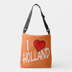 Jag Heart Holland som vill på eller klippa Axelväska