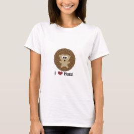 Jag Heart Hugs Hedgehog T-shirt