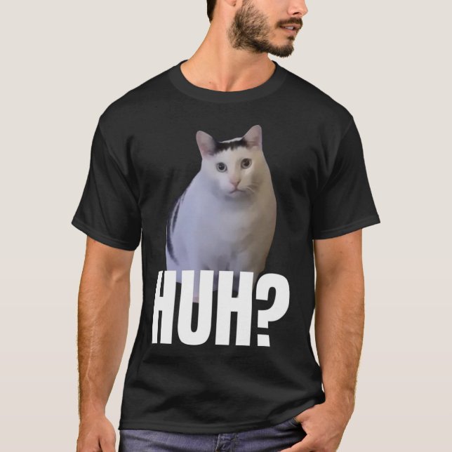 Jag Heart I Kärlek Funny Cat Meme T Shirt (Framsida)