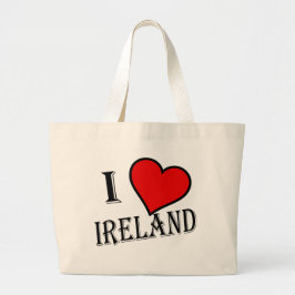 Jag Heart Ireland bk jtcent Jumbo Tygkasse