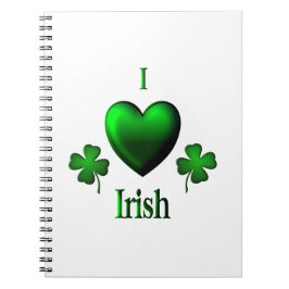 Jag Heart Irish Anteckningsbok