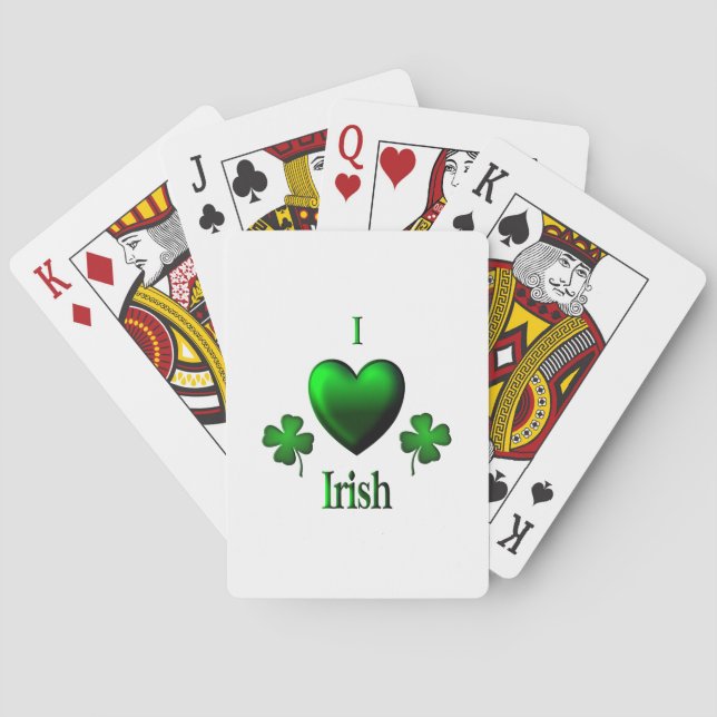 Jag Heart Irish Casinokort (Baksidan)
