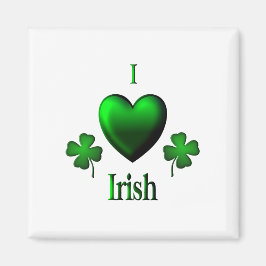 Jag Heart Irish Magnet