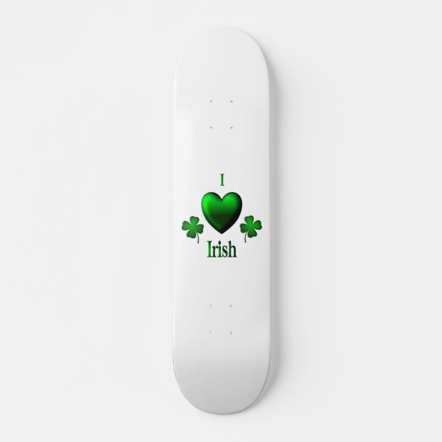 Jag Heart Irish Mini Skateboard Bräda 18,5 Cm (Framsida)