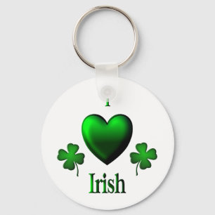 Jag Heart Irish Nyckelring