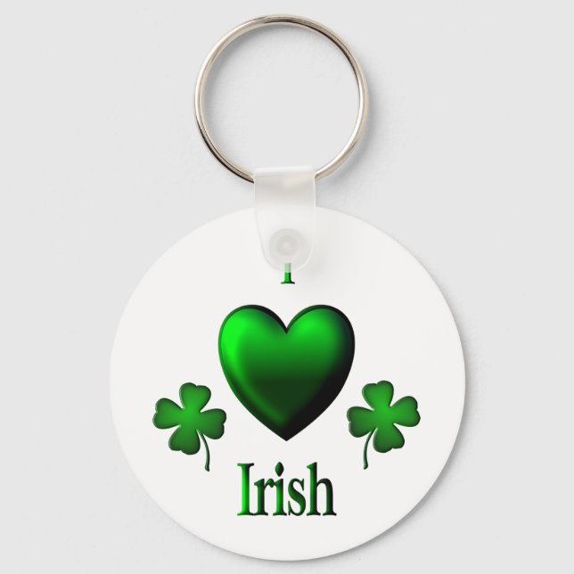 Jag Heart Irish Nyckelring (Framsida)