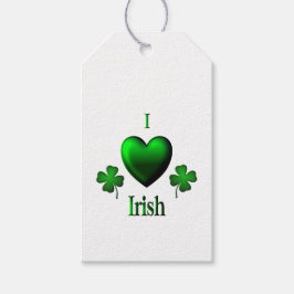 Jag Heart Irish Presentetikett