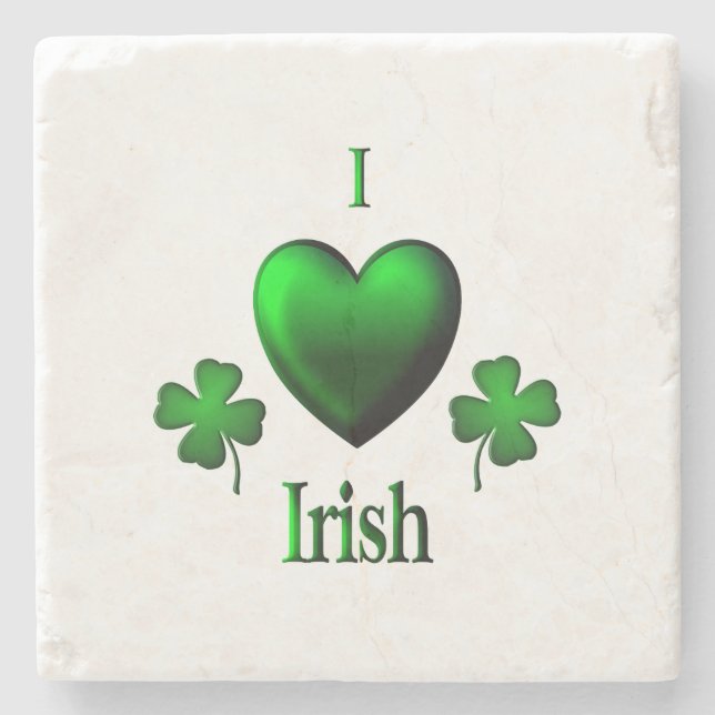 Jag Heart Irish Stenunderlägg (Framsidan)