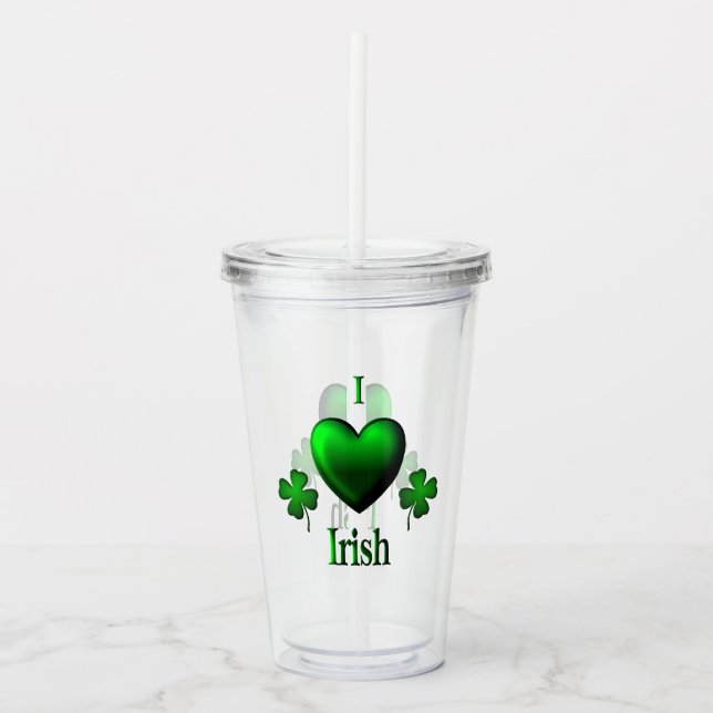 Jag Heart Irish Take Away Mugg (Framsida)