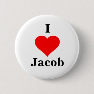 Jag Heart Jacob Button Knapp