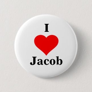 Jag Heart Jacob Button Knapp