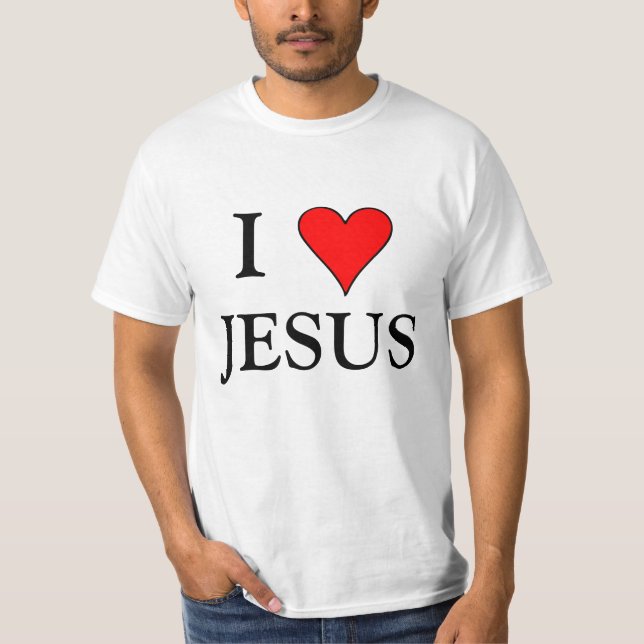 JAG HEART JESUS T-SHIRT (Framsida)