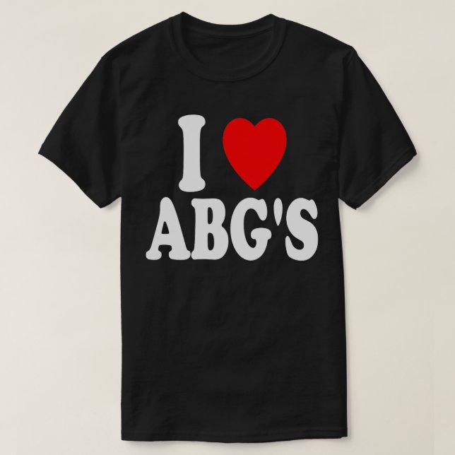 Jag Heart Kärlek ABGs Asian Girl ABG Boba Baddies  T Shirt (Design framsida)