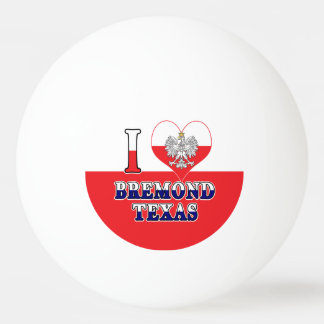Jag Heart Kärlek Bremond Texas Pingisboll