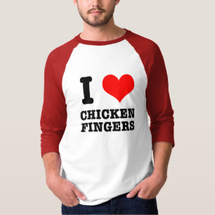 JAG HEART (KÄRLEK) CHICKEN FINGER TRÖJA