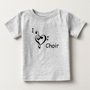 Jag Heart Kärlek Choir Music Singer Vocalist T Shirt