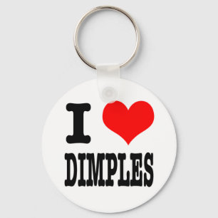 JAG HEART (KÄRLEK) DIMPLES NYCKELRING