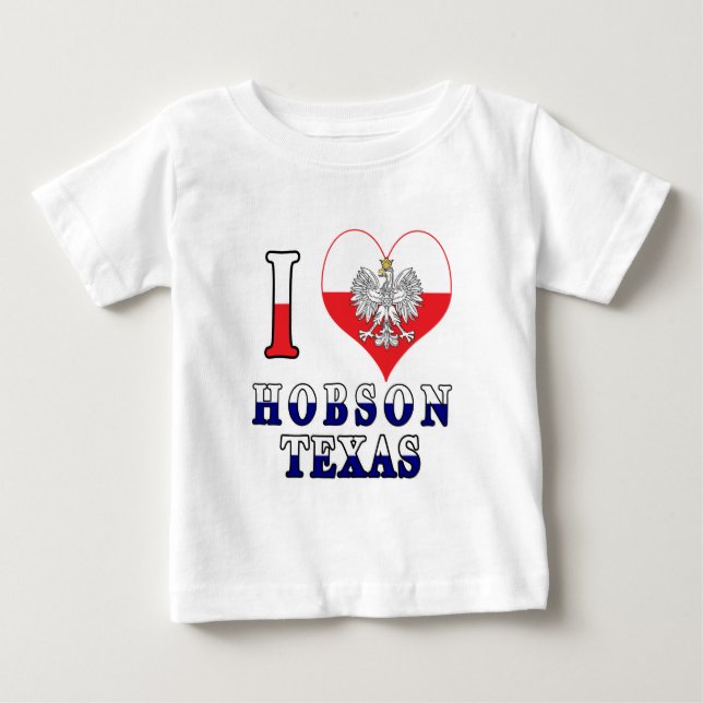 Jag Heart Kärlek Hobson Texas T Shirt (Framsida)