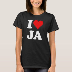 Jag Heart Kärlek Ja 1 T Shirt