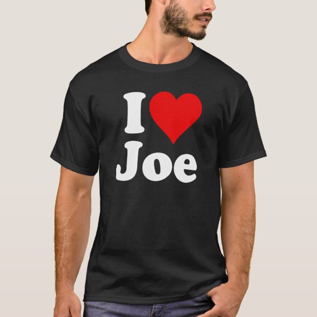 JAG HEART KÄRLEK JOE JOSEPH T SHIRT (Framsida)