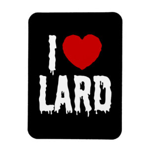 JAG HEART [KÄRLEK] LARD MAGNET