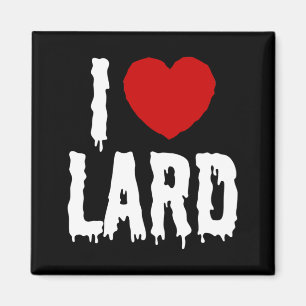 JAG HEART [KÄRLEK] LARD MAGNET