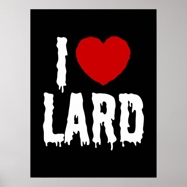 JAG HEART [KÄRLEK] LARD POSTER (Framsidan)