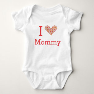 Jag Heart Kärlek Mamma Infant T- Shirts T Shirt
