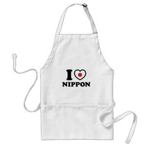 JAG HEART [KÄRLEK] NIPPON FÖRKLÄDE