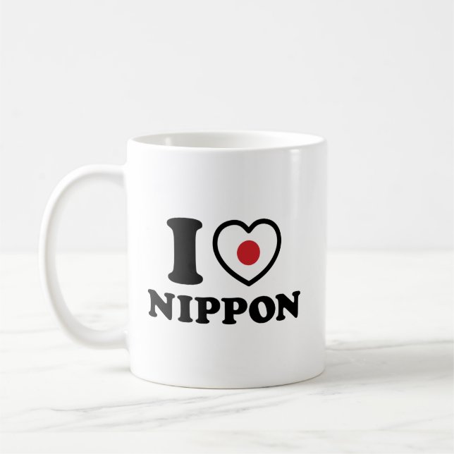 JAG HEART [KÄRLEK] NIPPON KAFFEMUGG (Vänster)