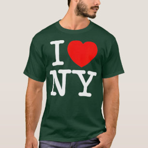 Jag Heart Kärlek NY New York City NYC Classic-teck T Shirt