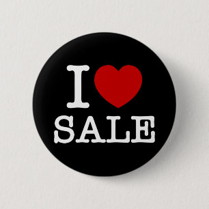 JAG HEART [KÄRLEK] SALE-KNAPP KNAPP