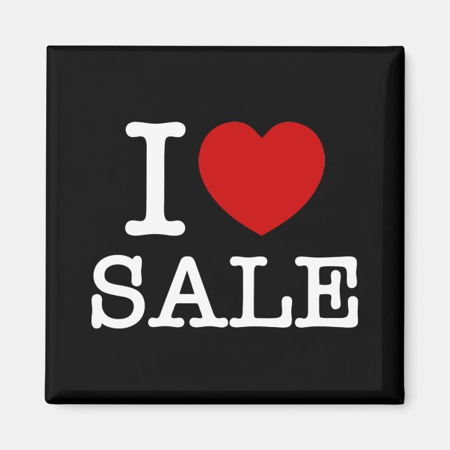 JAG HEART [KÄRLEK] SALE MAGNET (Framsidan)