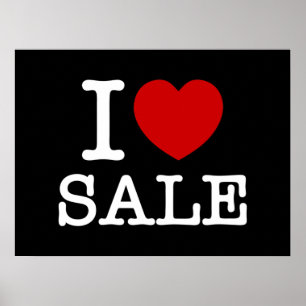 JAG HEART [KÄRLEK] SALE POSTER